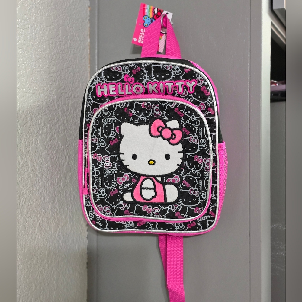 Sanrio Hello Kitty Plush Backpack  Bag Pink NWT